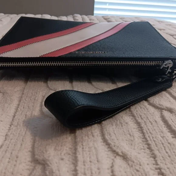 Michael Kors Cooper large striped clutch - Picture 6 of 7